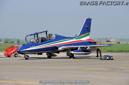 2009-04-15 San Damiano - 50 Stormo 276 PAN - Frecce Tricolori